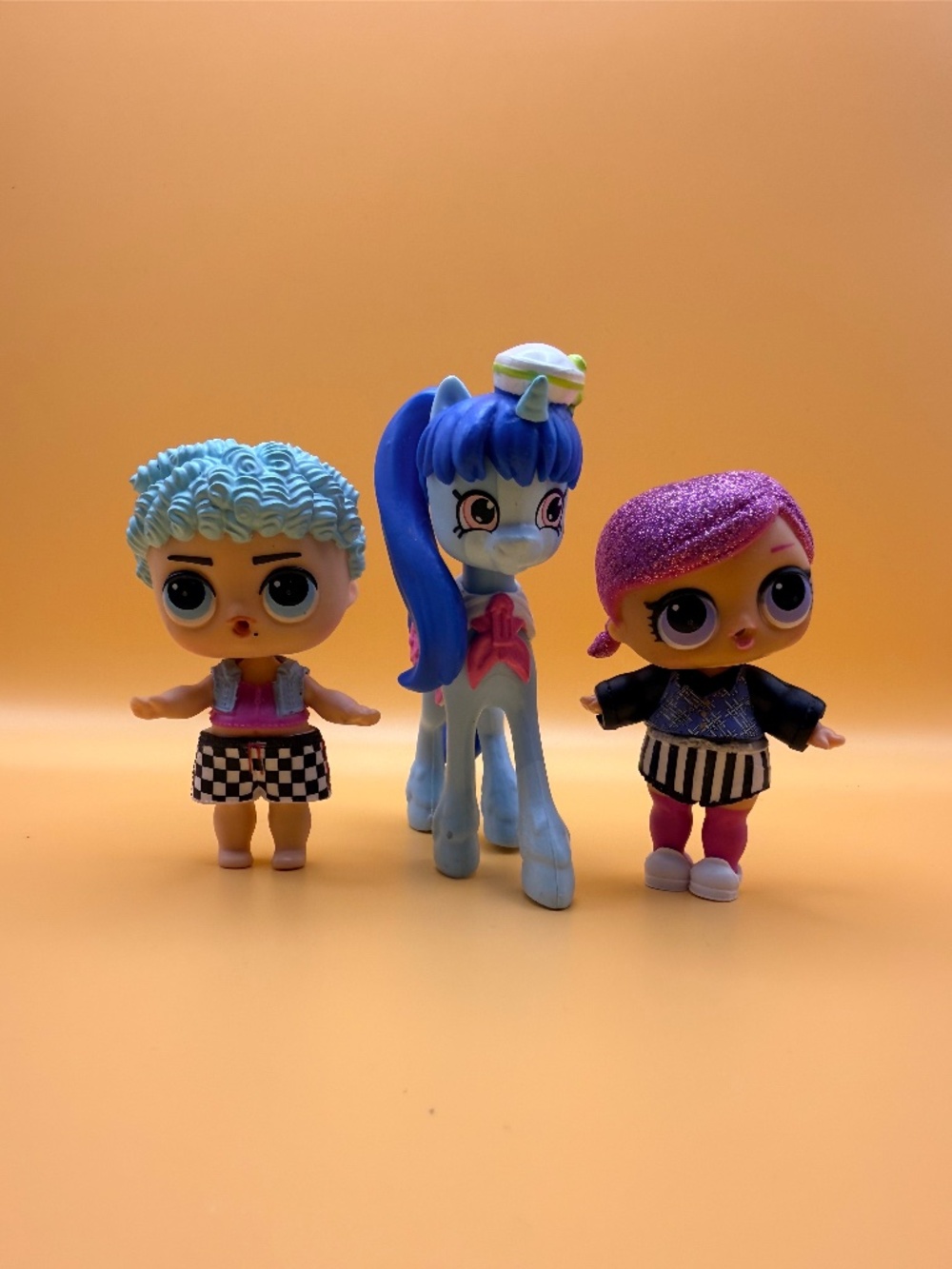 LOL Surprise Dolls and My Little Pony Figure Lot of 3